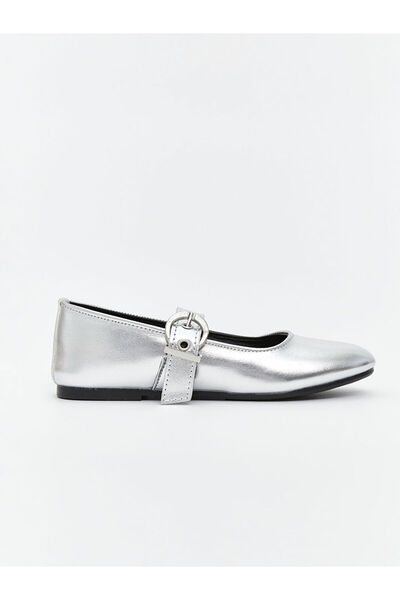 LC Waikiki Create Your Style from Uzg Store |   Shiny Leather Look Girls' Ballerinas