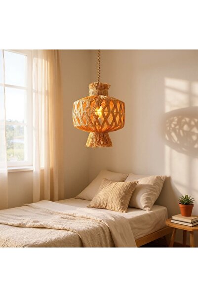 SALAŞHANE ATOLYE Saçaklı Rafya Poppy