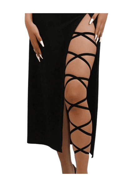 Belora Lingerie accessories for women, black color
