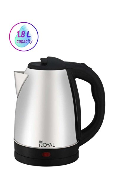 Royal Electric Kettle Stainless Steel with Overheat Protection 1.8 L 1800 W RA-EK1827 Silver