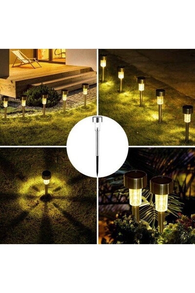 Flippy Solar LED decorative lamp for garden, Silver, Flippy, Warm White Light