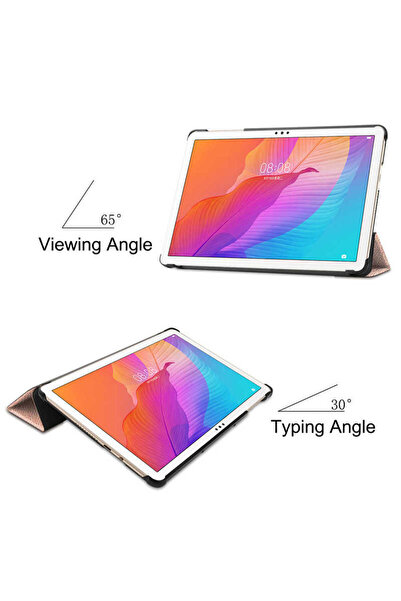 Cepustik Telefon Aksesuarları Huawei MatePad T10 / T10S / Honor Pad X8 Standlı Tablet Kılıfı Smart Cover