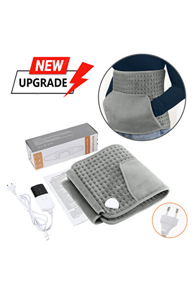 Choice3 حزام تدفئة كهربائي مطور بمقبس أوروبي - وسادة حراري - مناسب للمكتب وال...