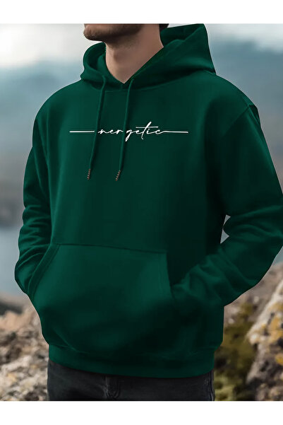 trendypassion Hanorac oversize unisex cu imprimeu energetic scris de mână