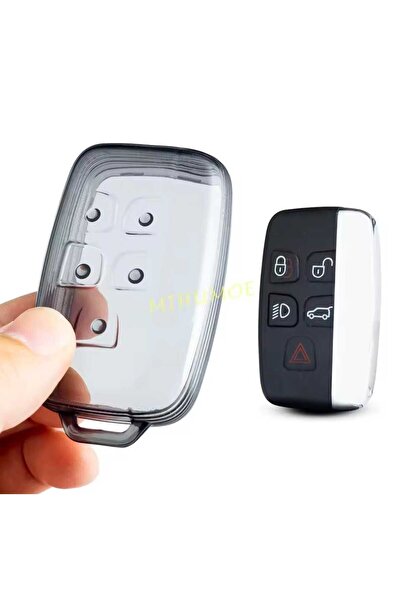 AYCANSTORE Husă pentru telecomandă pentru chei Land Rover, transparentă, înch...