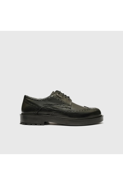 TOGO Siyah Hakiki Deri Erkek Klasik Ayakkabı [052318]