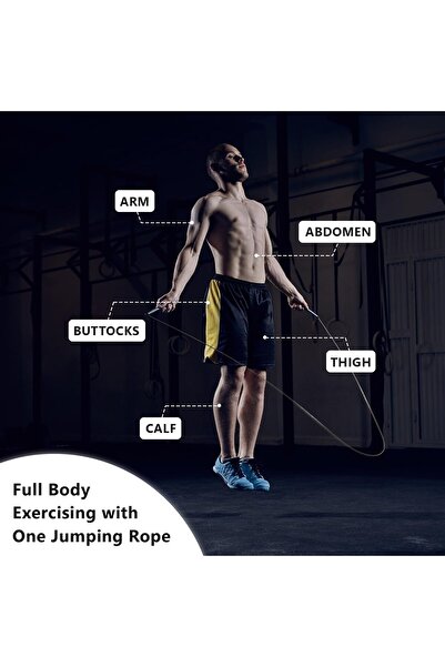 RIGID FITNESS Jumping Rope, High Speed Skip Rope (3 Meters)
