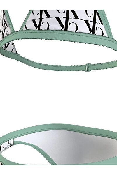 Calvin Klein TRIANGLE BIKINI SET- Kadın Beyaz Bikini Takımı