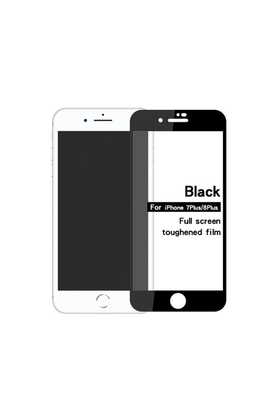 Flippy ® Folie de sticlă pentru Apple iPhone 7/8 Plus 111D Negru
