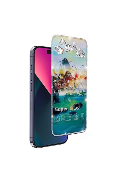 dalip ® Protector de ecran din sticlă securizată 2.5D pentru iPhone 15 cu cri...