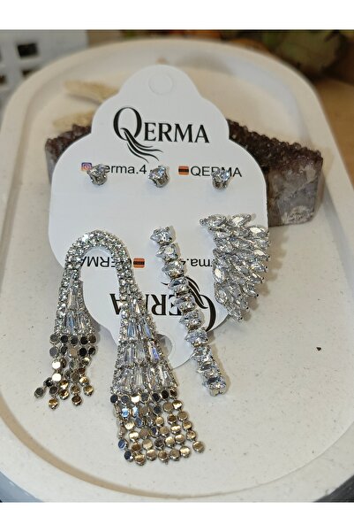 QERMA Küpe Seti Takı Seti