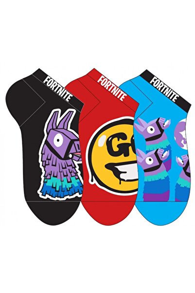 Fortnite Set 3 perechi de șosete pentru copii Fortnite, 12-15 ani, multicolore