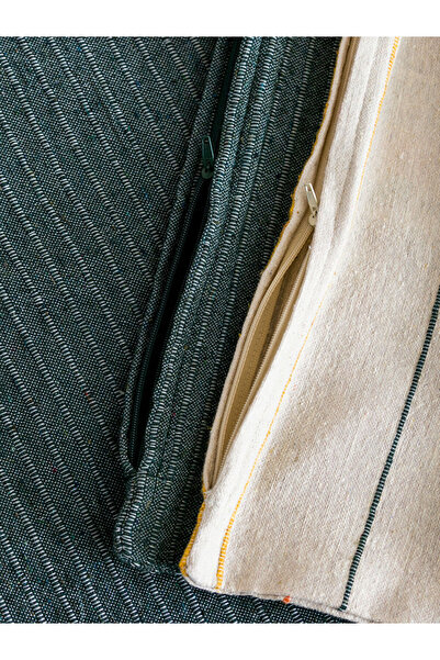 LC Waikiki Λαμπερές επιλογές από το Shining Store | Κάλυμμα μαξιλαριού με σχέδιο ρίγες 2 τεμάχια 45x45 εκ.