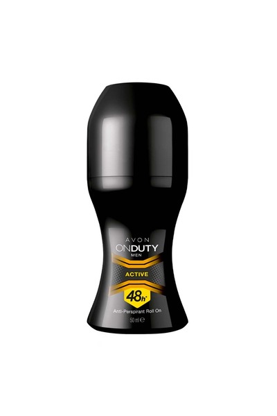 AVON مزيل عرق رول أون أكتيف للرجال يدوم 48 ساعة - 50 مل