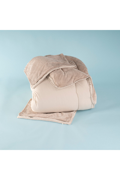 OTHELLO Elegante Dormio Trio Single Pillowcase & Duvet Cover Mink 155X215 cm