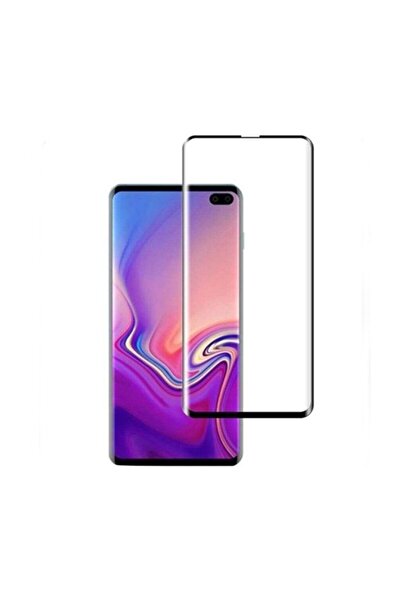 Flippy Curved Full-Glue Glass Screen Protector for Samsung S10 Plus Black