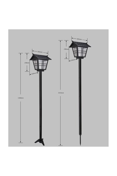 Flippy Ηλιακό φωτιστικό κήπου με στύλο, Flippy, Ψυχρό Λευκό