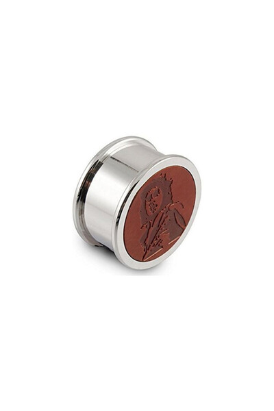 Belora Metal grinder with leather, diameter 46mm, consisting of 3 parts
