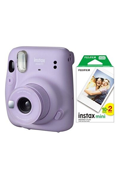 Fujifilm Instax Mini 11 Lila Fotoğraf Makinesi 20'li Film