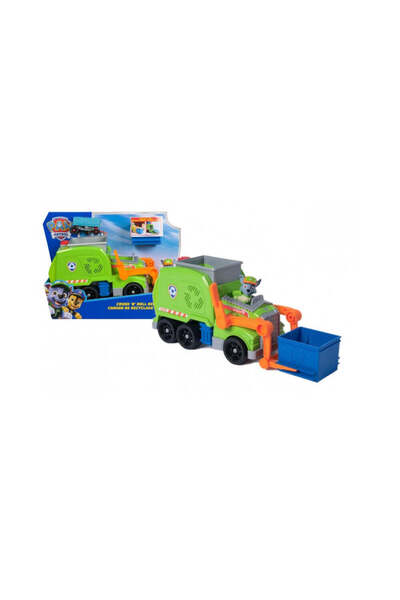 PAW PATROL Masinuta Rocky din Psi Patrol Deluxe, 6 cm, verde