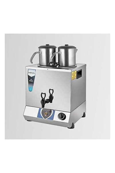 MİDİNOKS MD.TT02 Standart Elektrikli Çift Demlikli Çay Makinesi Semaver 17 Lt...