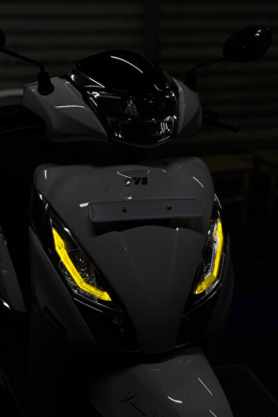 Banxtre Headlight Design Sticker Set (Right and Left) Compatible with Daytime Running Lights for Tvs Jupiter 125