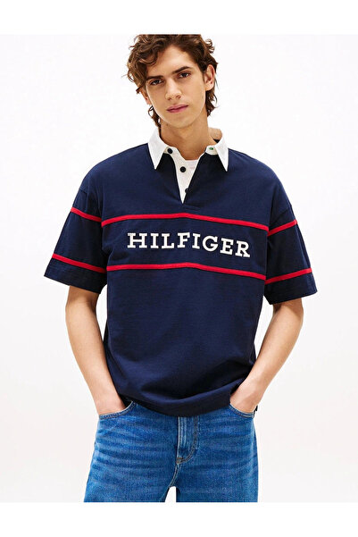 Tommy Hilfiger Erkek Pamuklu Regular Fit Kapüşonlu Sweatshirt MW0MW39868DW5