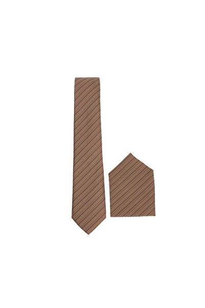Tudors Patterned Classic Men's Tie with Pocket Handkerchief