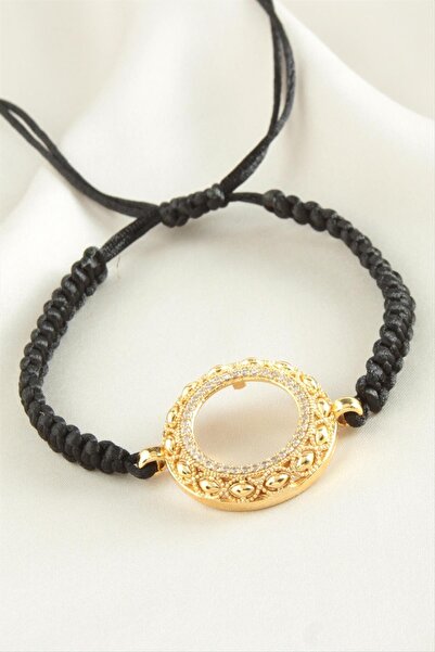 Generic Brand Gold Plated Macrame Braided Bracelet