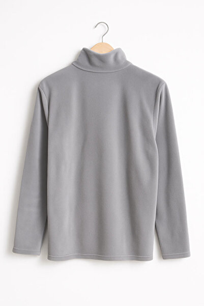 Çamdalı İş Elbiseleri Standard Work Fleece with 2 Pockets Sand Gray
