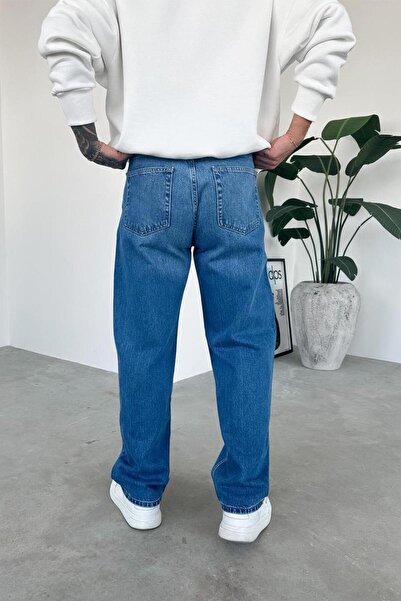HAFKAGİYİM Blue basic regular pants