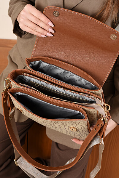 Just Polo حقيبة كتف نسائية أصلية مقاومة للماء مناسبة للاستخدام اليومي 2184 kumtaba