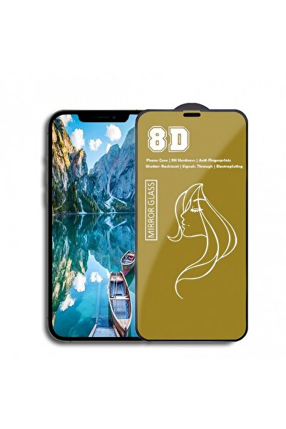 OEM Folie de Protectie, , pentru iPhone 15 Pro, Tempered Glass Mirror 8D, Efe...