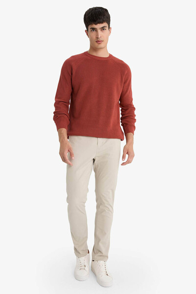 DeFacto Turuncu Erkek Kazak A8458AX/OG61