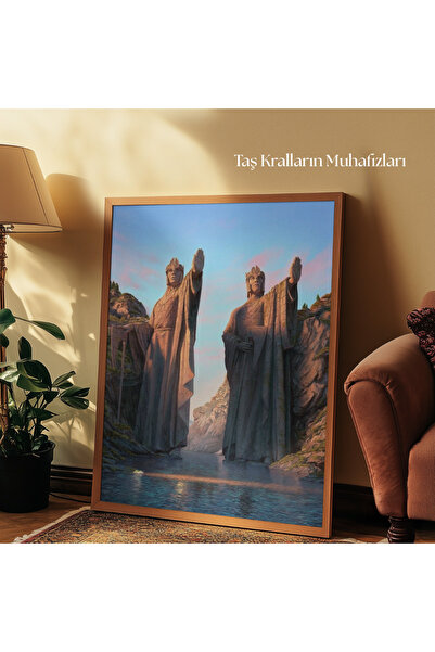 tuvart Sayılarla Boyama Seti Yüzüklerin Efendisi 35x50cm, Argonath, Taş Krall...