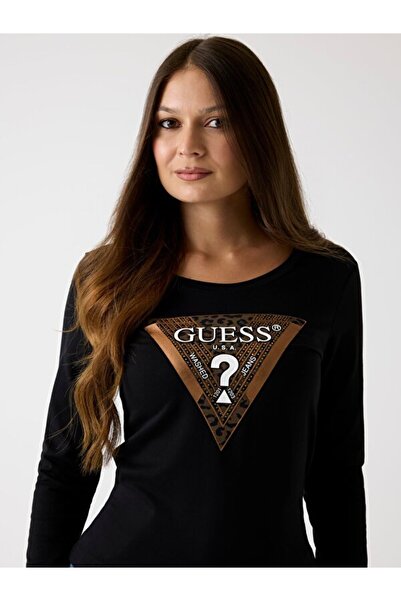Guess Dámské tričko Leo Slim Fit
