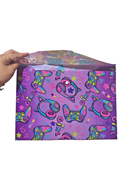 Limmy Müzik Desenli Çıt Çıtlı Zarf Dosya - 1 Adet