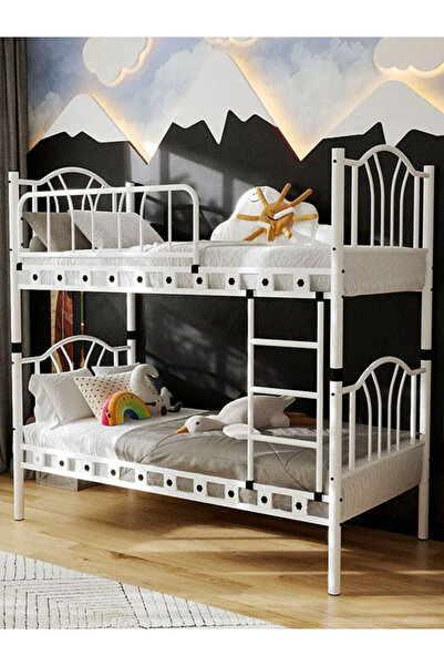 Avensis Argimo Bella Genç Çocuk Yatak Odası Metal Ranza ve Karyola 90 x 190 B...