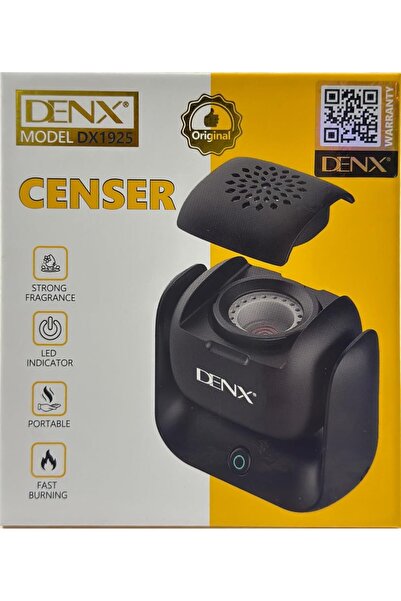 Denx Electric Oud Incense Burner DX1925 with Adjustable Cover and LED Indicator