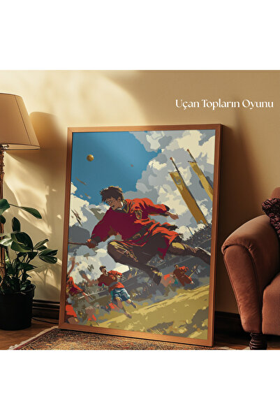 tuvart Sayılarla Boyama Seti Harry Potter 40x50cm Quidditch, Uçan Topların Oyunu