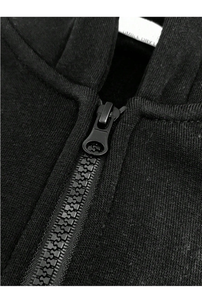 Revasser Unisex Erkek/Kadın YARIM FERMUARLI KAPÜŞONLU Renkli Özel Pamuklu Oversize Sweatshirt