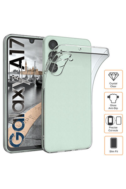 Gekko Mobile Carcasă transparentă pentru Samsung Galaxy A17, silicon, clasică...