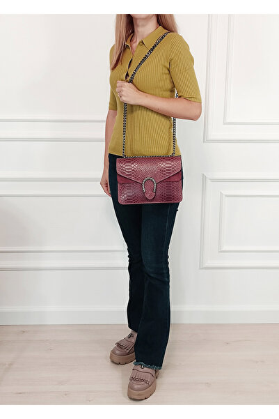 SOFILINE Burgundy genuine leather bag 1524 123