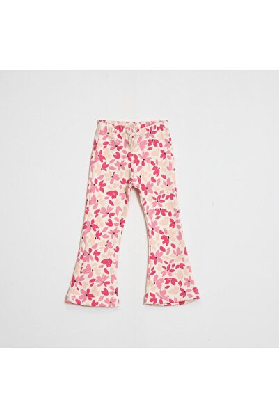 OZZY KİDS Kız Çocuk Çiçek Desenli Tayt