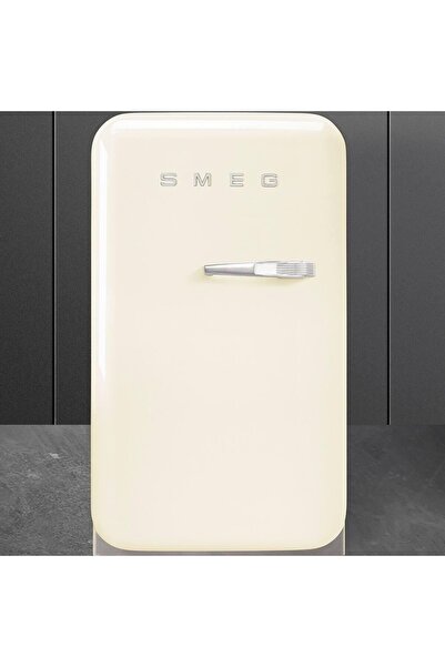 SMEG 50's Style Retro Fab5lcr6 Krem Mini Buzdolabı Sol Kapı