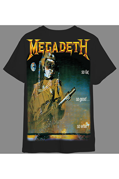 Megadeth So Far So Good So What! Sırt Baskılı Tişört