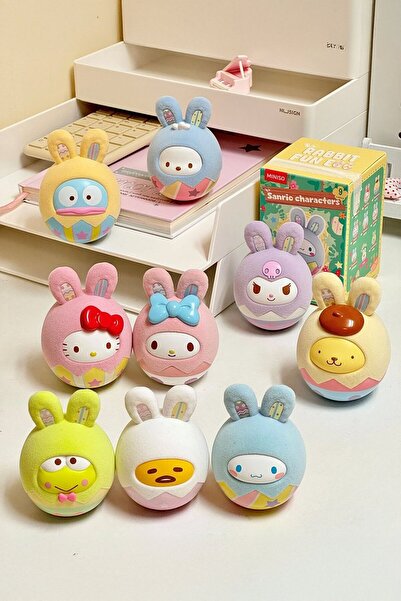 Miniso Sanrio Lisanslı Tavşan Figürlü Sürpriz Yumurta - Blind Box