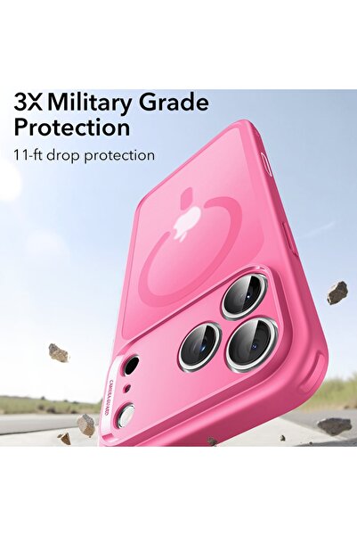 ESR Θήκη για iPhone 17 Pro, Κλασική Υβριδική HaloLock, Ροζ