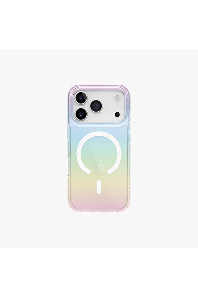 UNIQ Better By Design İphone 17 Pro Max Kapak Holografik Renk Değiştiren Koruyucu Kılıf MagClick Polikarbonat Malzeme