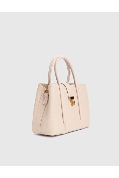 İLVİ Davis Bej Kadın El Çantası